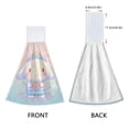 thumbnail image 3 of Haosy 2 Pack Kitchen Wash Cloths with Hanging Loops Absorbent Absorbent Quick Drying Hand Towels, Cute Cinnamoroll Hold Pastel Colored Candy, 3 of 7