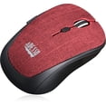 thumbnail image 6 of Adesso iMouse S80 2.4Ghz Fabric Wireless Red Fabric Mini Optical Mouse, 5-Button Red, 6 of 8