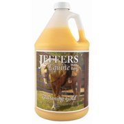 Jeffers Equine Glistening Gold Horse Shampoo, 1 Gal –All Natural Tearless Shampoo for Horses, Moisturizing with Vitamin E & Coconut Oil, Best for Shiny Coat & Sensitive Skin, Detergent Free