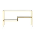 thumbnail image 6 of Evelyn&Zoe Lovett 55" Wide Rectangular Console Table, Brass, 6 of 7