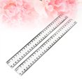 thumbnail image 4 of EeaseCA 2pcs Transparent Plastic Straight Ruler Student Drawing Measuring Rulers 30cm Teaching Tools Office Supplies, 4 of 7