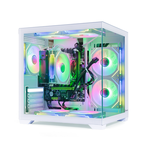 Gaming PC Desktop Intel Xeon i7 E5 up to 3.0GHz 10-Core, GTX 960, 32GB RAM, 512GB SSD 1TB HDD, Win 11, WiFi 6, BT5.4, 650W, W/ RGB Keyboard & Mouse