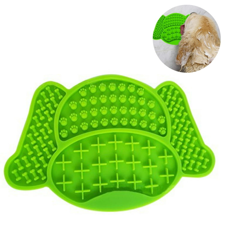 Lick Mat For Dogs, Dog Peanut Butter Lick Pad Dog Washing Distraction  Device Slo