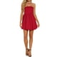 thumbnail image 1 of Vestido tubo sin mangas Inspire Chic para mujer, vestido mini de fiesta sin hombros, color rojo, 1 of 6