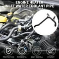 thumbnail image 2 of Unique Bargains Engine Heater Inlet Water Coolant Pipe for BMW 325Ci 01-06 E39 No.11537502525, 2 of 7