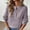 Purple, variant on Womens Long Sleeve Henley Shirt 3 Button V Neck Ribbed Spring Blouses Business Casual Tops with Kangaroo Pocket