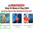 thumbnail image 2 of for Moto G Play 2024 Case,with Camera Lens Cover HD Screen Protector,[Military Grade] Ring Car Mount Kickstand Hybrid Hard PC Soft TPU Shockproof Protective Case for Moto G Play 4G 2024, Red, 2 of 17