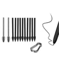 thumbnail image 1 of Stylus Pen Nibs/Tips for Samsung Galaxy Tab S9/S9FE+/S9/S8/S7/S22/S23/Ultra S Pen Plastic+Titanium Nibs(10+2Pcs Set), 1 of 5