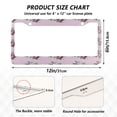 thumbnail image 7 of Aluminum License Plate Frame 2 Pack Car Exterior Accessory Car Tag Holder for Front Rear Plates Cars Decor Pink Vintage Roses Pattern, 7 of 7