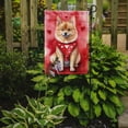 thumbnail image 2 of Finnish Spitz My Valentine Garden Flag 11.25 in x 15.5 in, 2 of 5