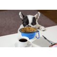 thumbnail image 4 of KIQ Pet Feeding Bowl for Cats Dogs Pets Silicone Pop-Up Folding Travel Food Bowls - Large - Blue, 4 of 7