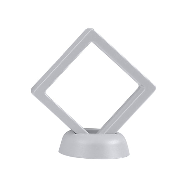 Floating Frame Jewelry Display, Acrylic Showcase, Clear Glass, Modern Minimalist Design, For Retail/Salon, 8x10 Inches, Shop Window Display, Glass Frame Display, For Small Business, Elegant Showcase