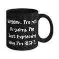 thumbnail image 2 of Cool Welder Gifts, Welder. I'm not Arguing. I'm Just Explaining Why I'm, Birthday Gifts, 11oz 15oz Mug For Welder from Coworkers, Welding, Gifts for welders, Cool welding gifts, Unique welding gifts, 2 of 2