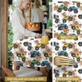 thumbnail image 5 of Monster Cartoon Truck White Pattern Round Tablecloth 60"x60", Wrinkle Resistant Wipeable Table Cover for Kitchen Dining Room Picnic Patio and Party, 5 of 6
