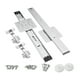 thumbnail image 4 of Rieles deslizantes para puertas de gabinetes abatibles ocultos, kit de herrajes para puertas de fácil instalación para gabinetes de cocina, , 550 mm, 4 of 8