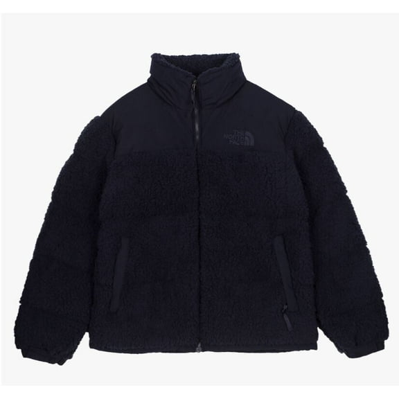 The North Face Unisex Sherpa Nuptse Jacket Coat Small S Aviator Navy