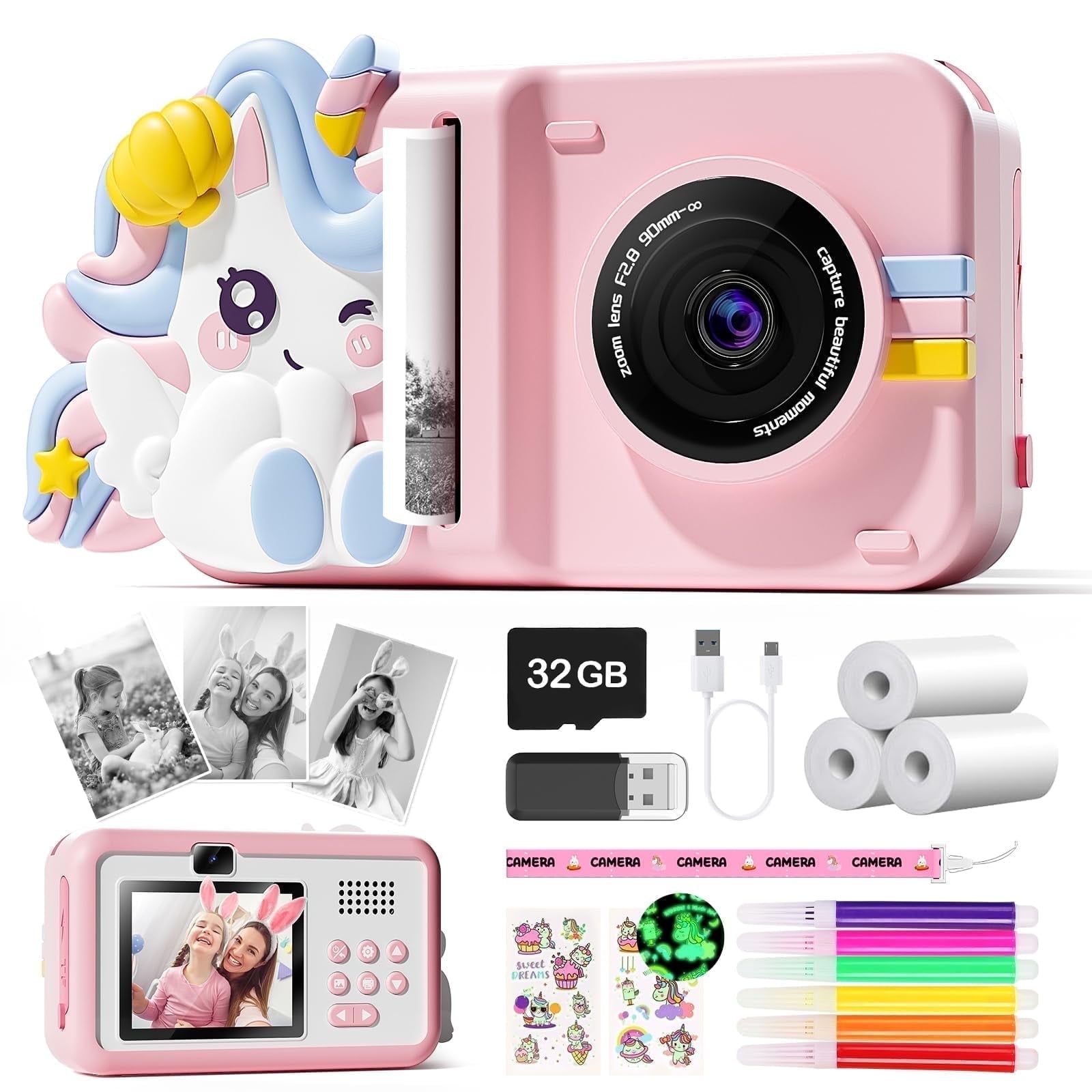 VTech KidiZoom Camera Pix Selfie, Real Digital Camera for Toddlers
