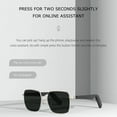thumbnail image 5 of Bluetooth Glasses Blue Light Blocking Glasses, Smart Audio Glasses, Sunglasses for Men Women, Answer Calls, Summon black, 5 of 9