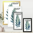 thumbnail image 4 of Designart 'Tropical Green Leaf On White' Farmhouse Framed Art Print, 4 of 4