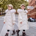 thumbnail image 4 of LNMQLPDBS Toddler Girl Coats Teen Boy Hoodie Baby Boy Snowsuit Teen Hoodies Boys Boy Clothes 3t Size 10/12 Girls Clothes Kids Clothes for Girls 7-8, White 9-10 Years, 4 of 5