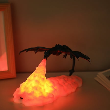 

Night Light Led Chargeable Flying Dragon Lamp For Kids Gift Home Living Room Decorations