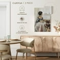 thumbnail image 5 of Elephant Stock Romantic Soft Window Wall Art - Vertical Multi Panel Canvas - Living Room Wall Decor - People Multi Panel - Gray And Beige Decor By e. Anthony Orme - 28" x 45", 5 of 8