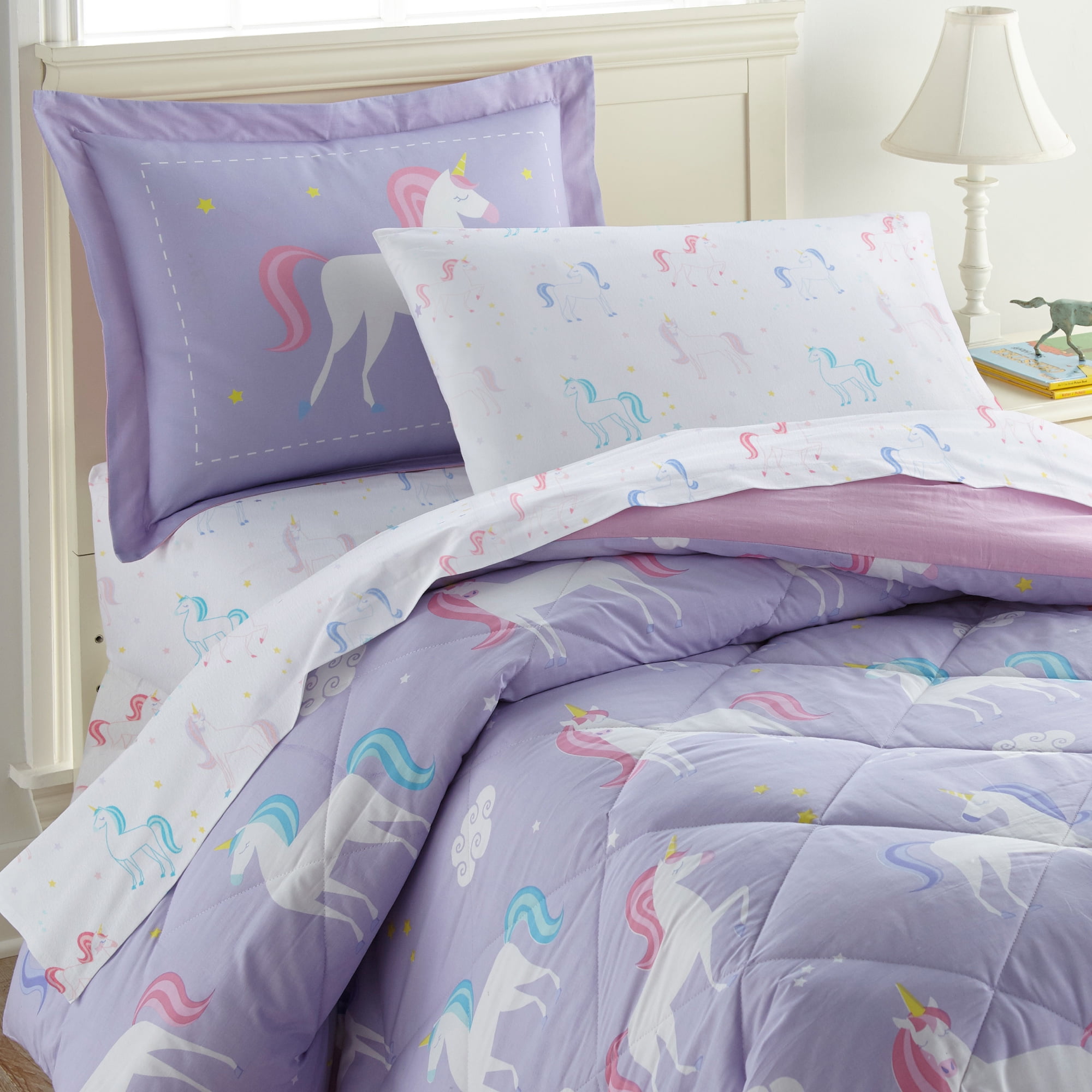unicorn curtains and bedding sets