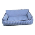 thumbnail image 4 of Sofá cama para gatos, condominio para gatos, lavable, decoración del hogar, cama antideslizante para perros en el exterior, sofá cama para mascotas Azul 56cmx47cmx23cm, 4 of 8