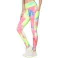 thumbnail image 3 of POPYOUNG Colorful Tie-Dye Yoga Pants for Women with Pockets High Waisted Leggings with Pockets for Women Workout Leggings for Women XL, 3 of 5