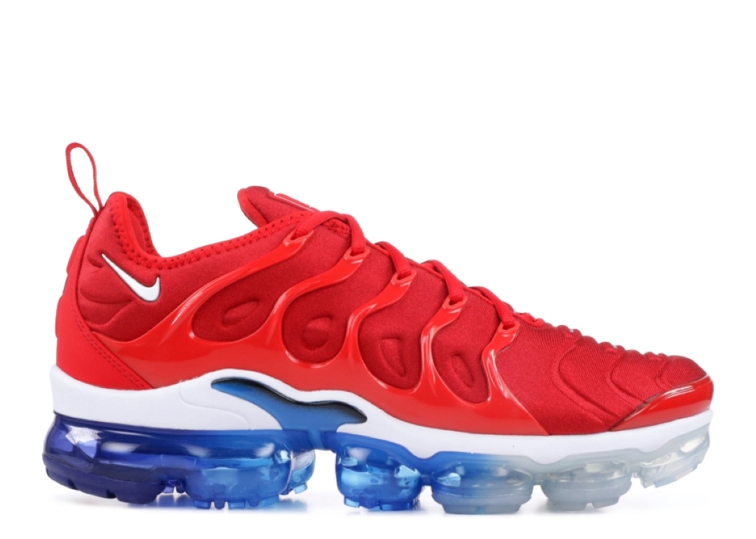 nike vapormax plus blue red