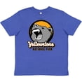 thumbnail image 3 of Inktastic Yellowstone Growling Bear Youth T-Shirt, 3 of 5