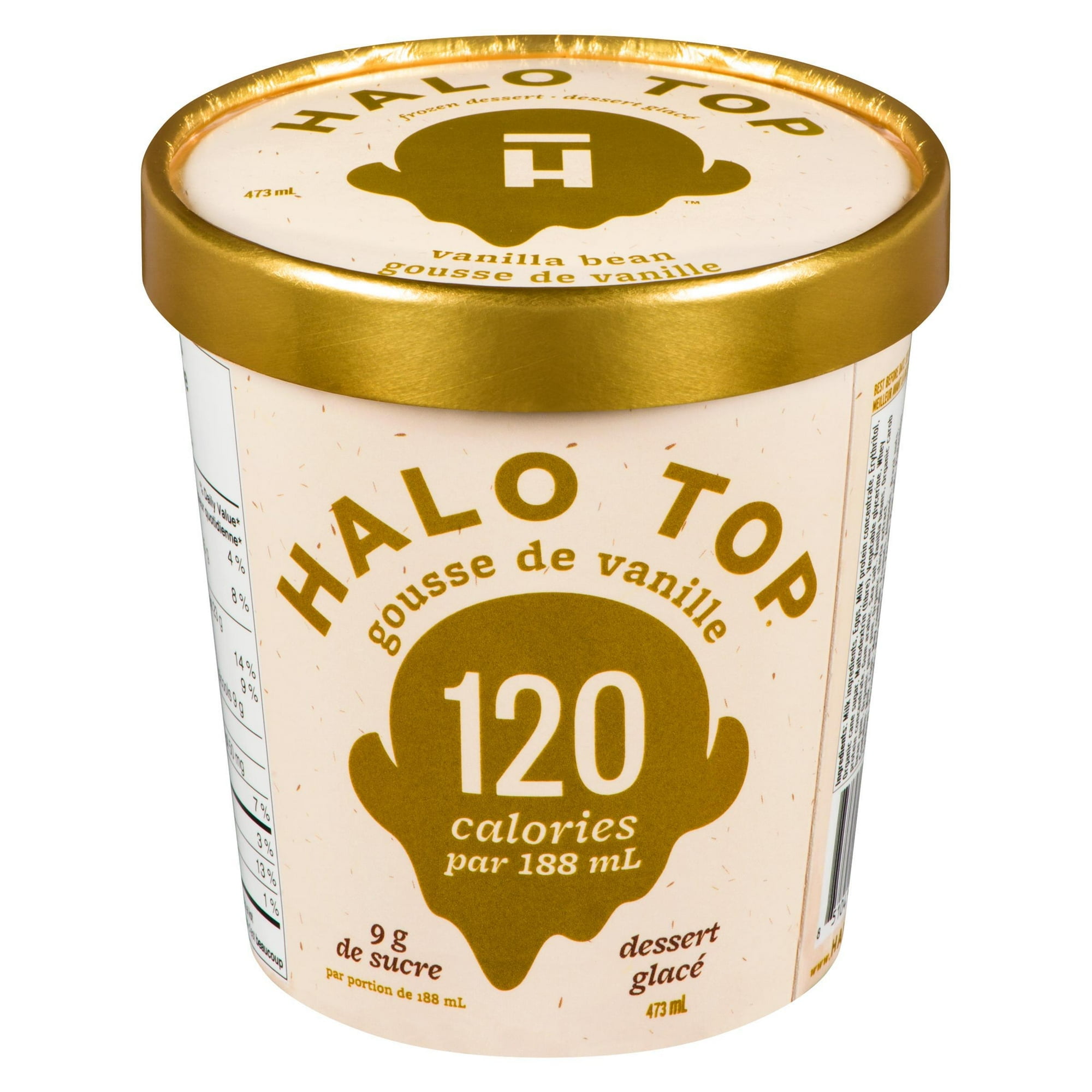 Halo Top Vanilla Bean Frozen Dessert