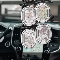 Long Lasting Rose Scent Car Air Freshener Aromatherapy Pendant