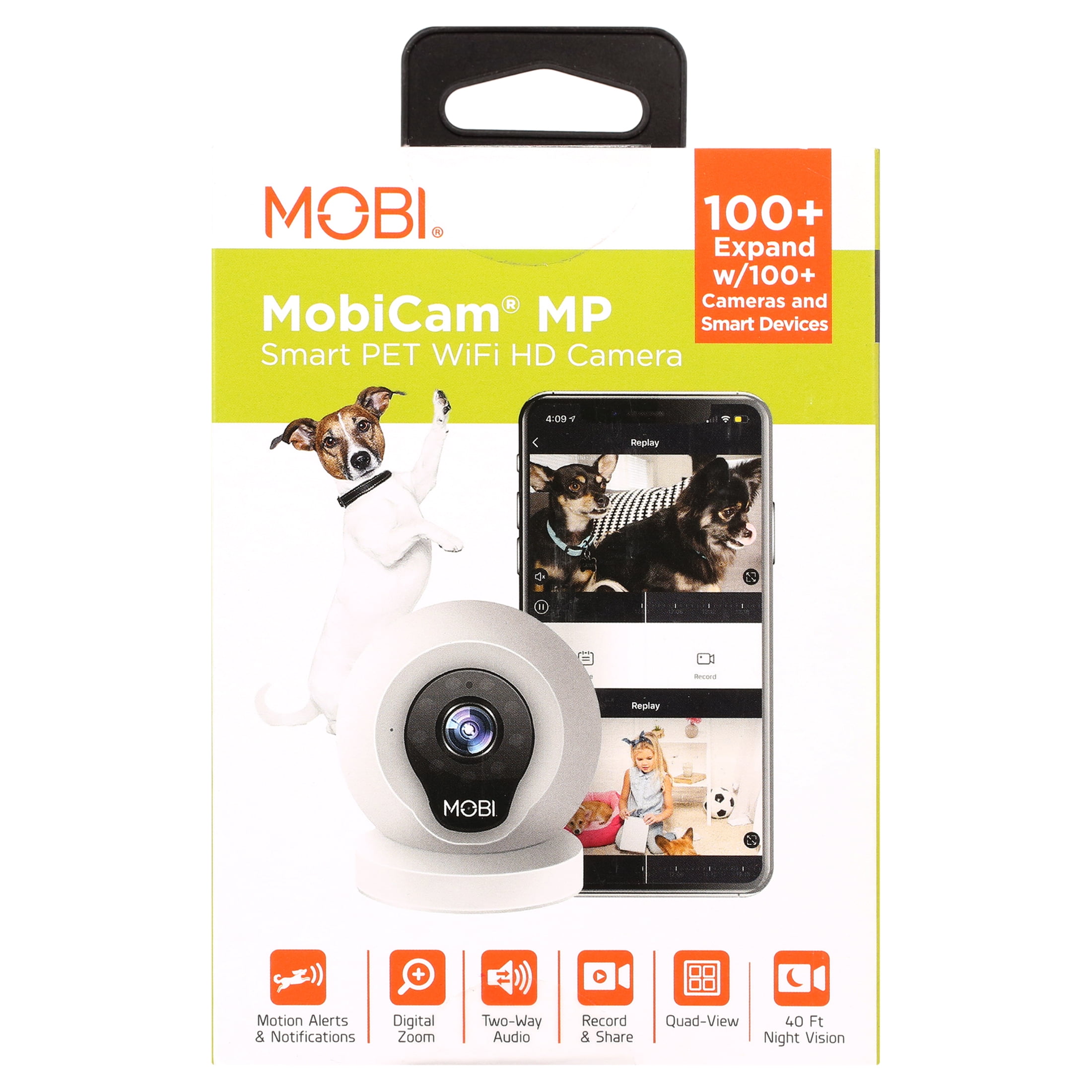 MOBI Pet Smart Wifi Pet Camera and Monitoring System, Dog Monitoring Camera