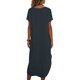 thumbnail image 5 of TaTaai Women Solid Color Sleeveless Turndown Collar Button Closure Cotton Linen Dress Casual Fashion Comfortable Long Dress for Summer Daily Vacation Gift, 5 of 9