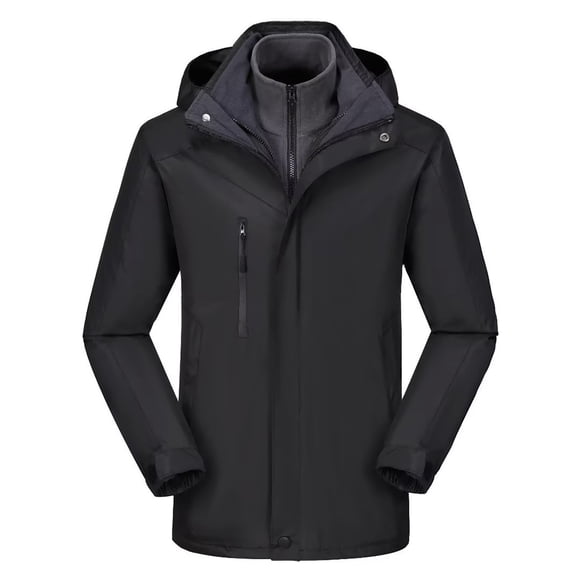 Aboser Women's 3 in 1 Waterproof Ski Jacket Mountain Snowboarding Jackets Winter Warm Snow Coat Fleece Lined Outdoor Windbreaker with Hood