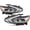 Chrome Housing, variant on HOUGEET Halogen Headlight Assembly Fit for 2016-2018 Nissan Altima Headlamp Passenger 1pc
