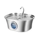 thumbnail image 2 of Fuente de agua para gatos, cuenco de agua, fuente de alimentación USB con filtro, suministros de alimentación para gatos de bajo ruido, fuente para con ventana, 2 of 9