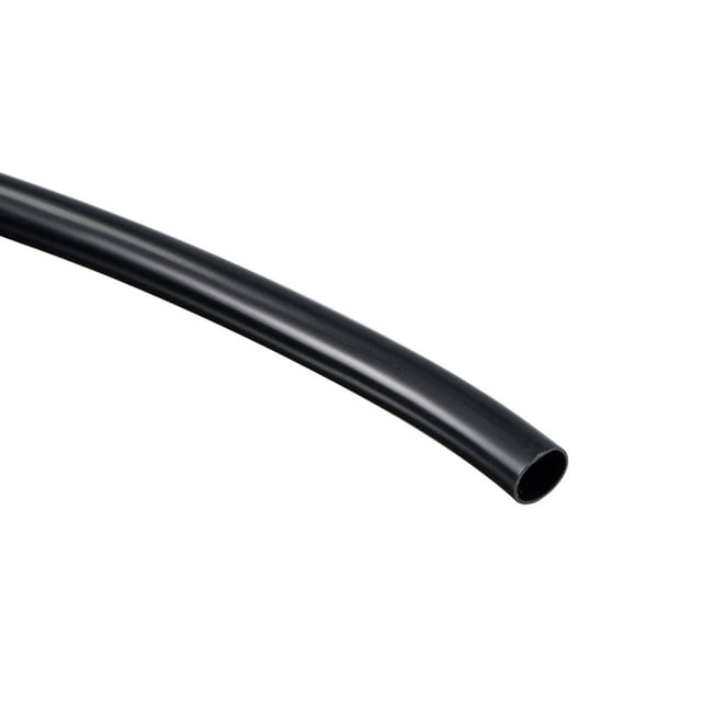 Unique Bargains Black PVC Tube Wire Harness Tubing 1/4' ID 10ft Sleeve for Wire Sheathing Wire Protection