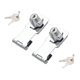 thumbnail image 1 of 2 Paquetes De Cerraduras De Cerrojo Con Llave Perilla Giratoria Cerrojo De Bloqueo Con Llave Para Puertas Pequeñas Gabinetes Y Más Cerradura De Cerrojo De Acero Inoxidable Cerradura De Seguridad Cerra, 1 of 5