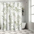 thumbnail image 2 of Shower Curtain Floral Plant Fruit Shower Curtains for Bathroom Decor Sage Green Shower Curtain Sets with Hooks Waterproof Fabric Bath Curtain Small Stall 36" X 72", 2 of 5
