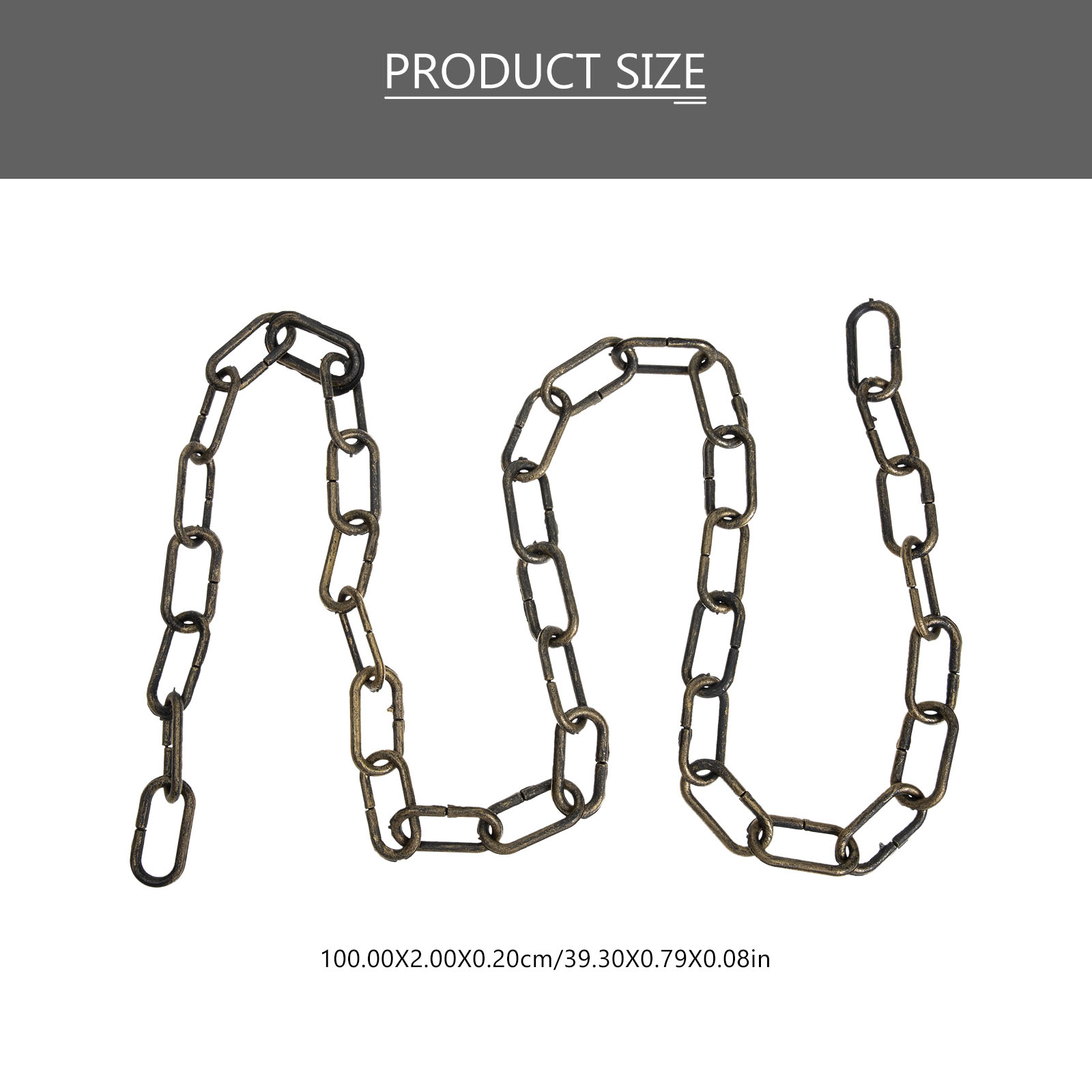 Halloween prop 2Pcs Halloween Simulation Chain Party Layout Decor