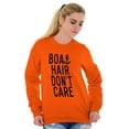 thumbnail image 5 of Boat Hair Don't Care Ocean Vibes Cute Women Crewneck Sweatshirt Brisco Brands X, 5 of 6