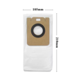 thumbnail image 4 of 2X Accessories for Bot Z10 Pro Replacement L10 Plus Washable Vacuum Cleaner Dust Bags Spare Parts, 4 of 7