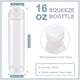 thumbnail image 4 of 6 Unids 16 Oz de Plástico Invertido, Punta Recargable Gran Válvula Dispensador Condimento Botella para Salsas, 4 of 5