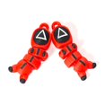 thumbnail image 4 of Guard Keychain Charm Toy Mask Figura Mini Muñeca Flexible 3D Square Circle Regalo para Series Televisión, 4 of 9
