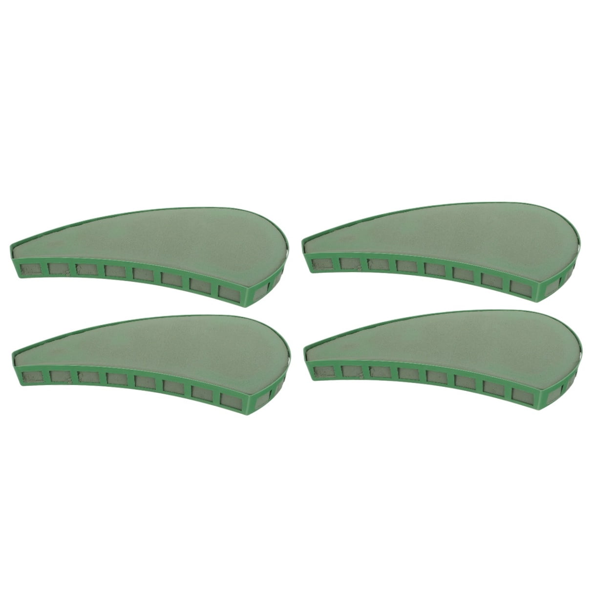 NUOLUX Plastic Floral Foam Blocks Green for Wedding Car with Suction Cup