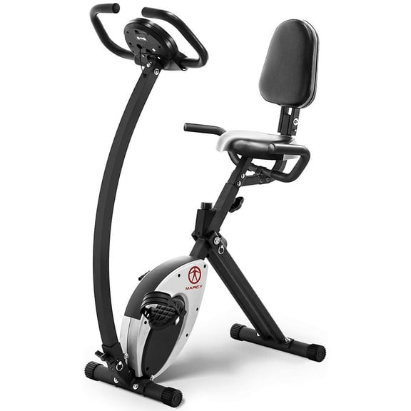 Marcy Foldable Exercise Bike With High Back Seat NS-653
