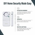 thumbnail image 4 of SABRE Wireless Home Security Door or Window Alarm with 120 dB Siren, 4 Pk, 0.2 lb, 4 of 8