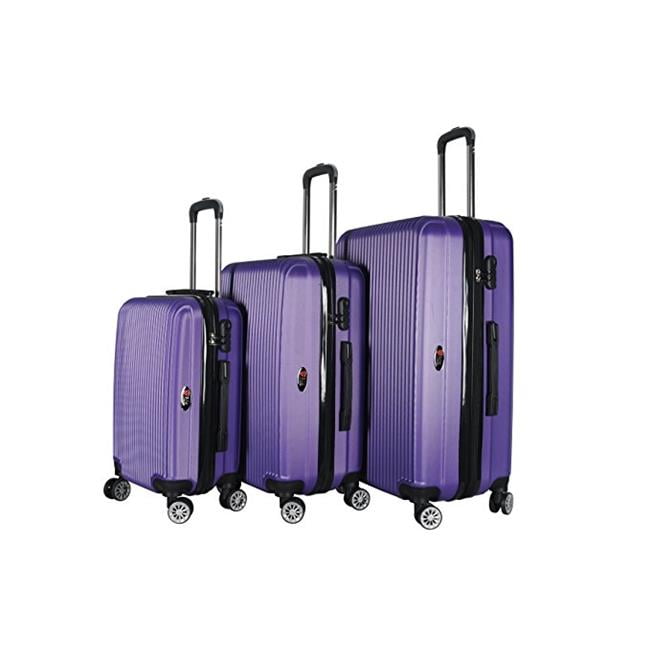 1310Purple Hardside Spinner Luggage Set No.1310, Purple